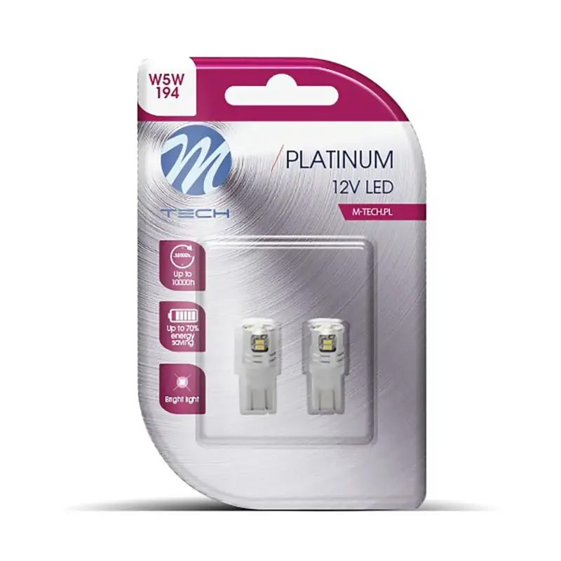 Lampa W5W LED 6000K (Platinum) Populärt val