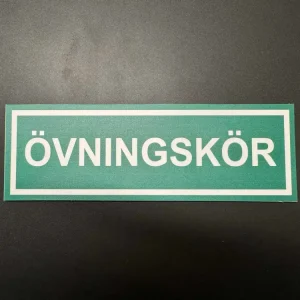 Skylt Övningskör MC LitenÖvningskörningsskylt MC Liten Rabatt