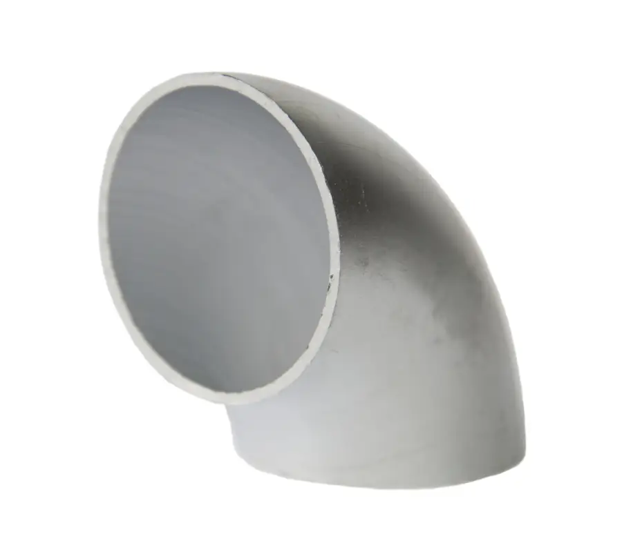 Aluminiumrör 90 grader 50x3mm (2 tum) Rea