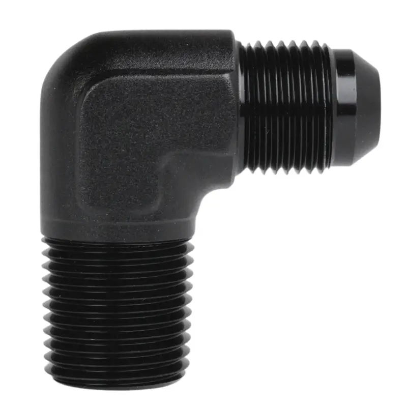 AN4 - 1/4"NPT smidd 90° Kampanj