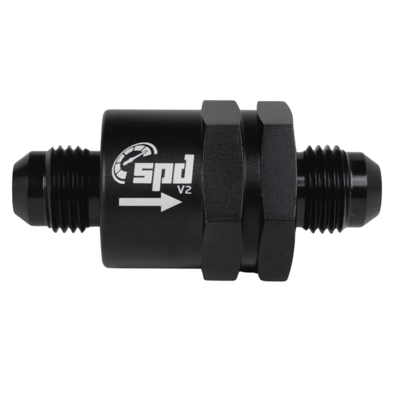 SPD V2 Backventil fullflödes AN8 svart Outlet