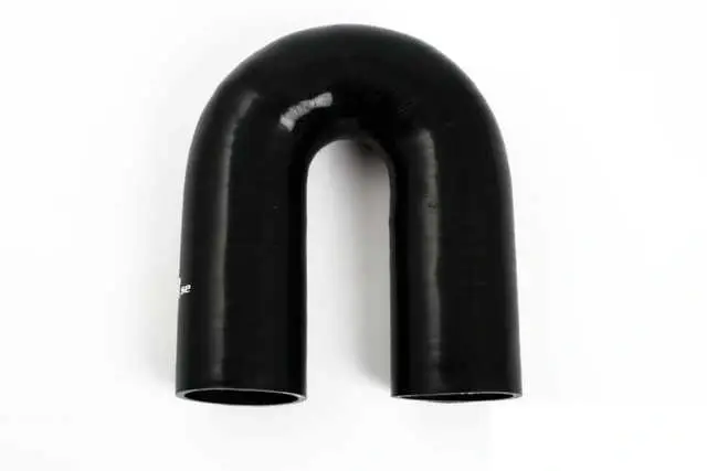 Populärt val Silikonslang Svart 180 grader 1,5‘‘ (38mm)