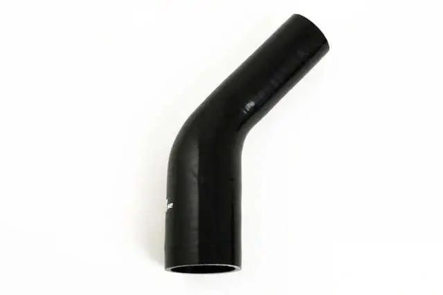 Silikonslang Svart 45 grader 1,25 - 1,5‘‘ (32-38mm) Populärt val