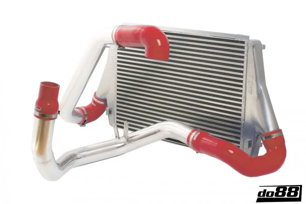 SAAB 9-3 2.0T 2003- Intercooler Kit Röd slang Billigare