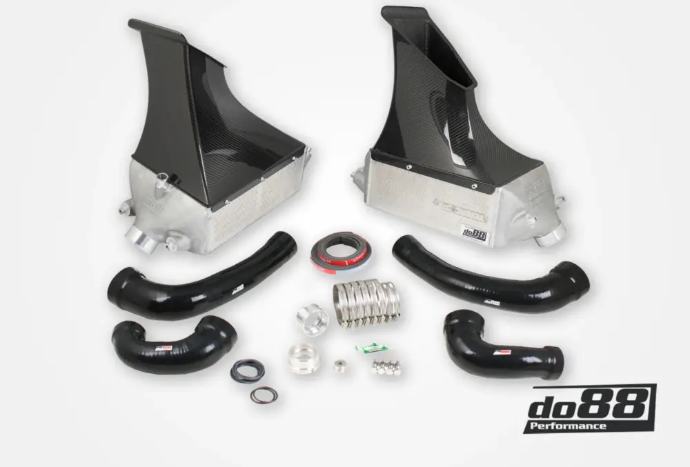 Sista chansen Porsche 911 Turbo (991) 2013- Intercooler kit MERA för OEM Y-Rör