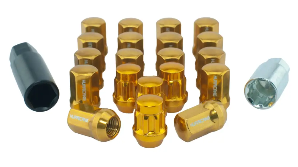 Kundfavorit Hjulmutter Kit Stål Guld M12x1,5 (32mm)
