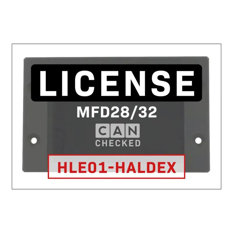 Begränsad tid License - MFD28/32 HLE01 - Haldex Gen1/2