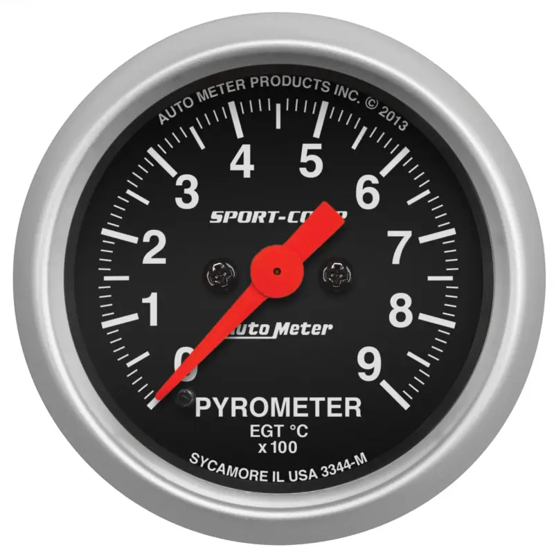 2-1/16" Pyrometer, 0-900 °C, SPORT-COMP Kampanj