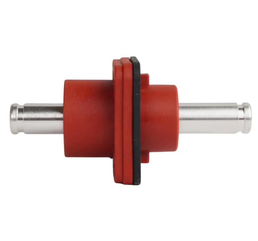 Skottgenomföring Batterikabel (2x 8,0mm Snabbkoppling) Röd Populärt val