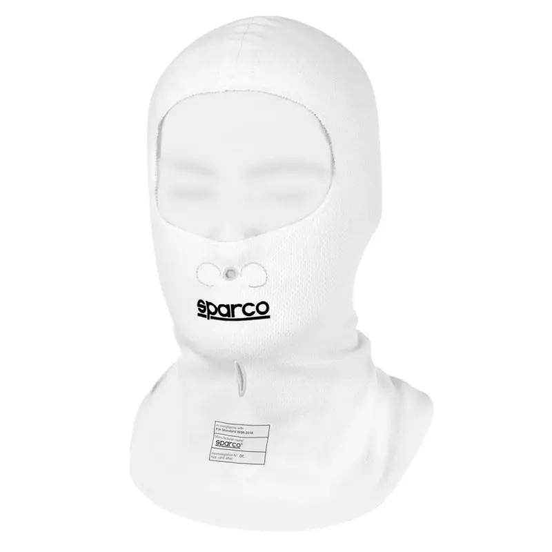 Balaclava Sparco Pista Vit Snabb leverans