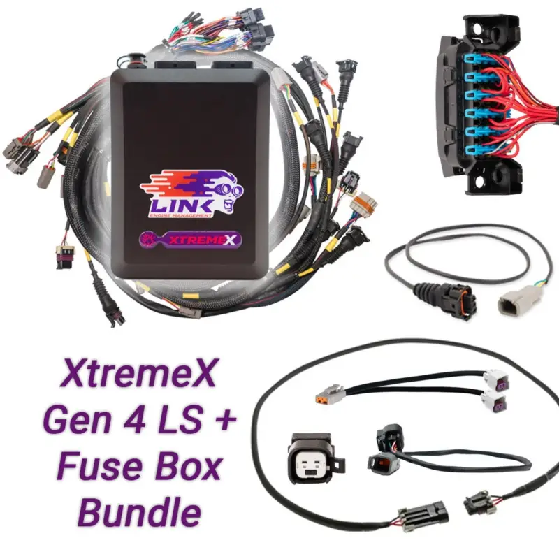 LINK - Gen4 LS Drive-By-Wire & Fuse Box Bundle G4X XtremeX ECU + LS Engine Harness bundle Kampanjpris