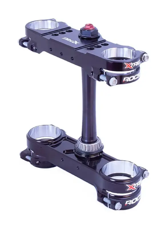 Beställ nu X-Trig ROCS Tech Triple Clamp Styrkrona KTM Husq GasGas WP48 22mm 125-450cc 204-2026 SVART