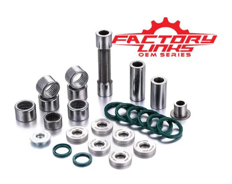 Bästa pris FACTORY LINKS Svingarm Länkagelagersats Kawasaki KX250 21-24