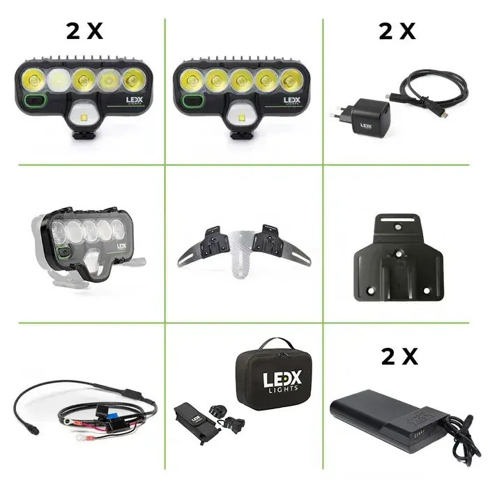 LEDX Cobra G4 Enduro Kit Pro 106 Wh Rabatt