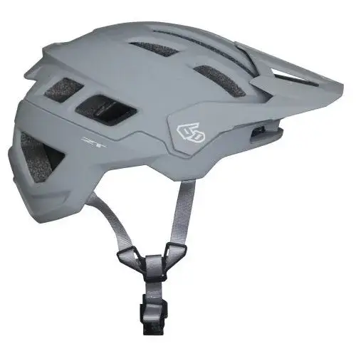6D ATB-2T Ascent Mountainbikehjälm GRÅ XL/2XL Populärt val
