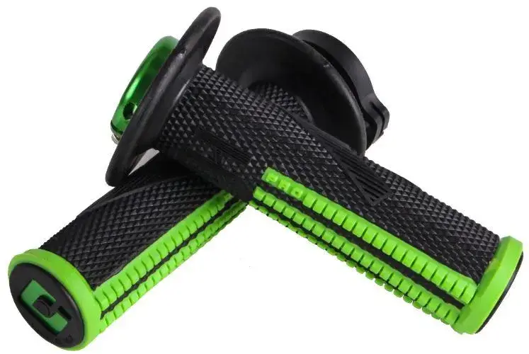 Beställ nu ODI Emig2 Pro V2 Lock-on Grip, 2 & 4 Stroke SVART / GRÖN