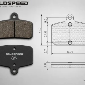 Trygg betalning Bromsbelägg karting – Sodi Type Rear