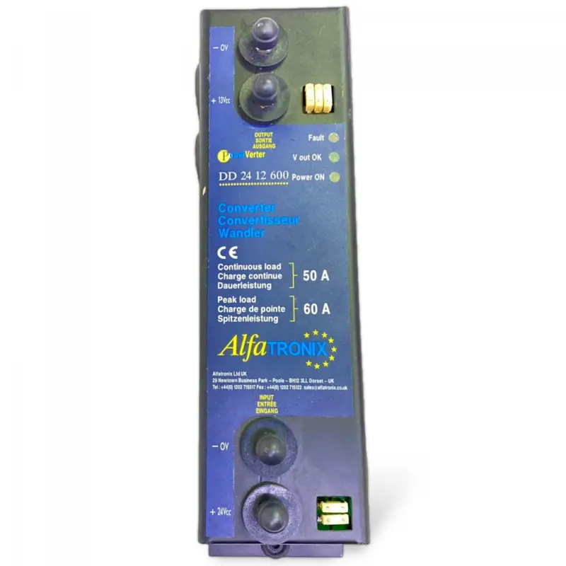 0000006064 Spänningsomvandlare Voltage Converter SOLARIS PV50S DD.24.12.600 DD24-12 0000-006-064 Urbino, Alpino, Vacanza (1999-) ALFATRONIX Premium