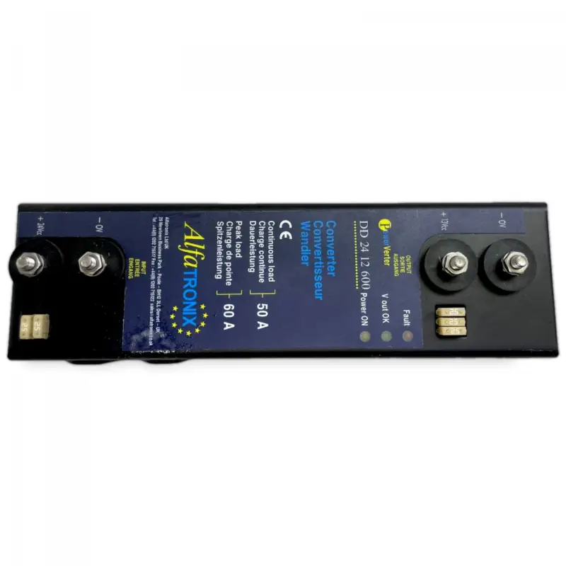 0000006064 Spänningsomvandlare Voltage Converter SOLARIS PV50S DD.24.12.600 DD24-12 0000-006-064 Urbino, Alpino, Vacanza (1999-) ALFATRONIX Billig