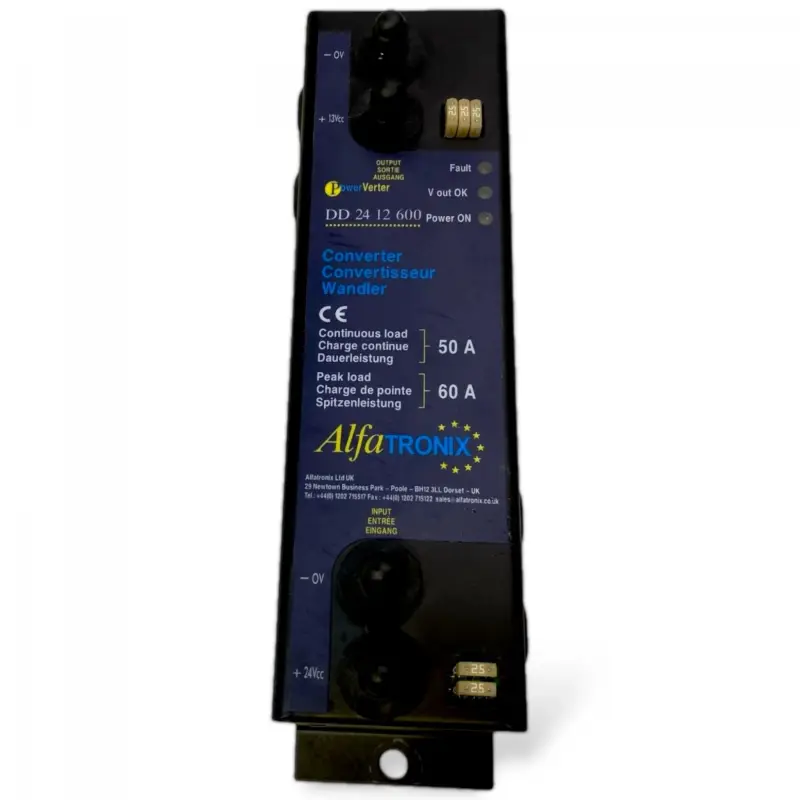 0000006064 Spänningsomvandlare Voltage Converter SOLARIS PV50S DD.24.12.600 DD24-12 0000-006-064 Urbino, Alpino, Vacanza (1999-) ALFATRONIX I lager