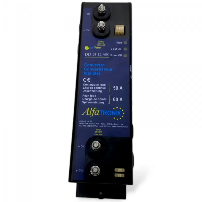 0000006064 Spänningsomvandlare Voltage Converter SOLARIS PV50S DD.24.12.600 DD24-12 0000-006-064 Urbino, Alpino, Vacanza (1999-) ALFATRONIX Outlet