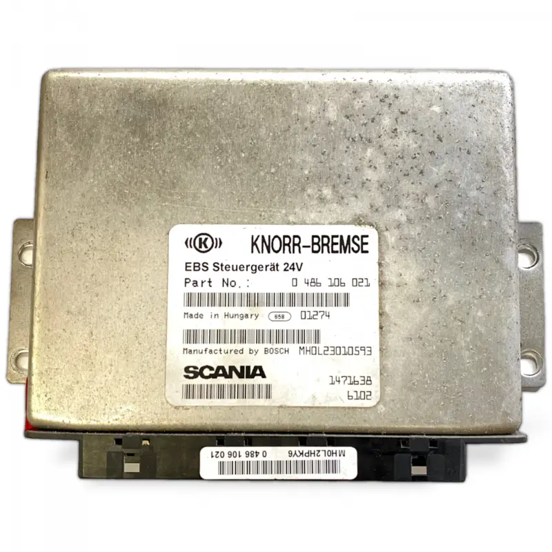 Säker betalning 0486106021 Styrblock, EBS EBS Control Unit SCANIA 1471638 1506029 1412237 1445384 4-series (1995-2006) KNORR-BREMSE BOSCH