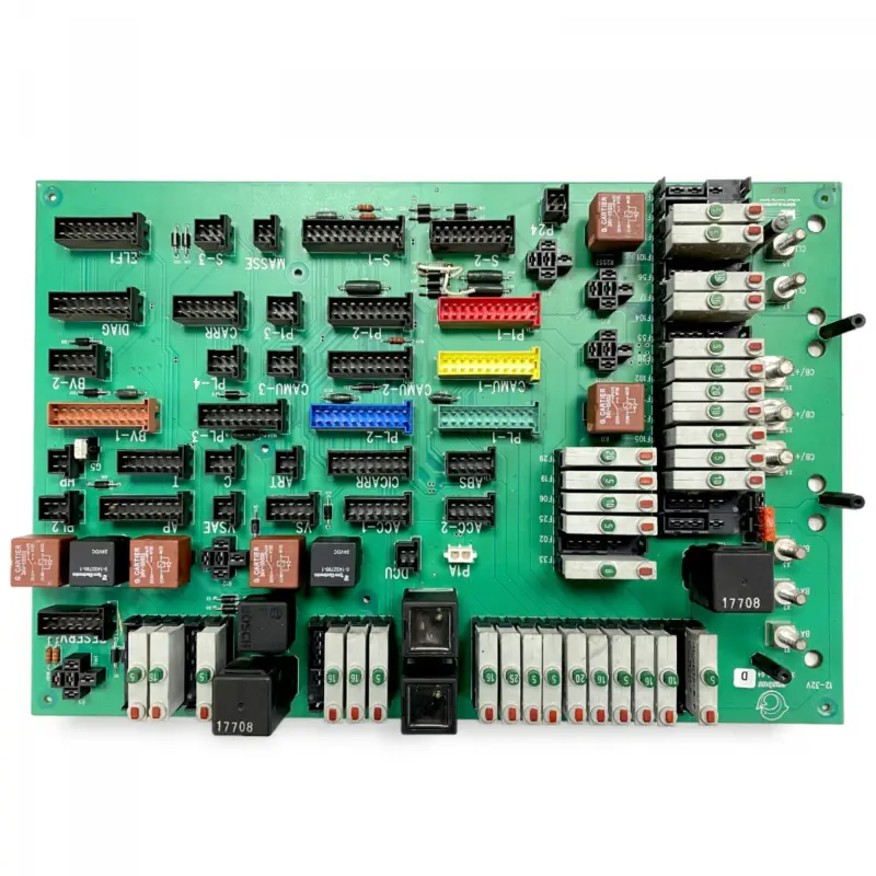 504143064 Mönsterkort för säkringar IRISBUS Access, Evadys, Axer, Karosa, Recreo, Domino, Agora, Citelis, Eurorider (1999-) BOSCH Endast idag